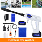 Cordless Power Washer High Power Cleaner Washing Spray Machine Battery Charger