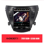 10.4 Inch Car Stereo Radio Digital Media Android - Applicable for Hyundai Elantra 2012+, GPS Navigation MP3 multimedia FM AM Bluetooth Navigator Player