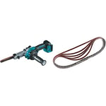 Makita DBS180Z 18V Li-ion LXT Brushless Belt Sander - Batteries and Charger Not Included & P-43337 Abrasive Belt