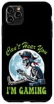 Coque pour iPhone 11 Pro Max Lunettes de soleil drôles de pirates pour jeux vidéo et lunes