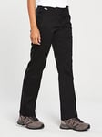 Craghoppers Kiwi Pro II Walking Trousers - Black, Black, Size 16, Women