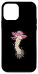 iPhone 12 mini Ostrich Bird Lady in Africa Case