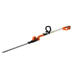 Yard Force 20V Cordless Pole Hedge Trimmer - extendable, with Adjustable Head, 41cm Cutting Length, Lithium-ion battery & charger LH C41A