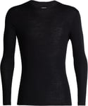 Icebreaker 175 Everyday Merino Long Sleeve Crewe - Black