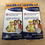 Vitabiotics Wellkid Multivitamin Liquid, 150 ml X2