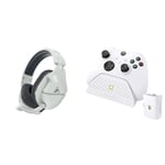 Turtle Beach Stealth 600 Gen 2 USB White Gaming Headset – Xbox Series X|S and Xbox One & Venom Charging Dock with Rechargeable Battery Pack - White (Xbox Series X & S / Xbox One)