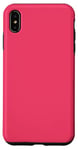 Coque pour iPhone XS Max Couleur rose foncé
