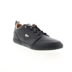 Lacoste Bayliss 119 1 U CMA Mens Black Leather Lifestyle Trainers Shoes