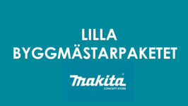 MAKITA Makita lilla byggmästarpaketet (15 st maskiner+radio+väskor).