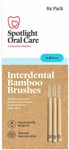 Spotlight Oral Care Bamboo Interdental Brushes 0.6mm 8 Pack