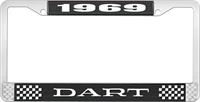 OER LF120169A nummerplåtshållare 1969 dart - svart