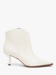 John Lewis Panama Leather Dressy Western Ankle Boots