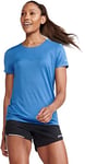 2XU Light Speed Tech Tee T-Shirt à Manches Courtes, Starling/Mirage Reflective, L Femme