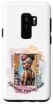 Galaxy S9+ Urban Goddess: Graffiti Wall Beauty, I'm Mad, you're Mad Case
