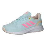adidas Unisex Kid's Runfalcon 2.0 K Running Shoes, Almost Blue Beam Pink Bliss Orange, 11.5 UK