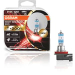 Osram Night Breaker 200 halogenlampor H11 12V6055W set med 2 delar
