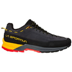 La Sportiva TX Guide Leather - Chaussures approche homme Carbon / Yellow 46