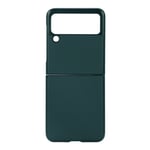 Samsung Galaxy Z Flip3 5G - Ægte læder Hard cover - Grøn