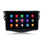 Android 9.1 Car Stereo 9 Inch In Dash Head Unit Single Din Auto Radio GPS Navigation Support Full RCA BT MirrorLink WIFI, For Toyota RAV4 2007-2014