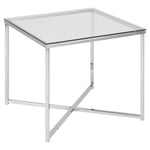 Bella Vista Collection - Cross Sidobord 45x50x50 cm Krom