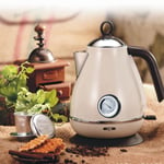 Electric Water Kettle Temperature Display Retro Paint Electric Kettle W/360 UK