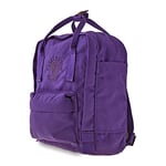 Fjallraven Re-Kånken Mini Kinder Backpack,Purple (Deep Violet),13 x 20 x 29 cm