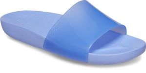 Crocs Womens Flat Sandals Splash Gloss Slip On purple UK Size