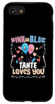 Coque pour iPhone SE (2020) / 7 / 8 Rose ou bleu Tante Loves You Best Auntie Ever Aunt Life