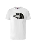 The North Face S/S Easy Tee JR TNF White/TNF Black (Storlek XXL)