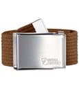 Fjallraven Canvas Belt - Timber Brown Colour: Timber Brown, Size: ONE SIZE