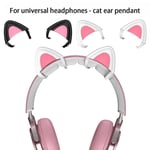 Casque pendentif chat oreille écouteur charmes Silicone bijoux doux cache-oreilles chat oreille pendentif Silicone accessoires