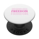 Bold Freedom Repeat Statement PopSockets Swappable PopGrip