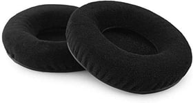 Aiivioll Replacement Ear Pads Velvet Ear Cushion Earpads Compatible with Technics RP-DH1200 DJ, Sony MDR-V700, Z700, V700DJ, ATH-T2, ATH-PRO700 Headphones (Black/Flannel)