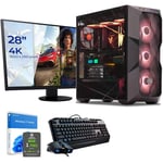 Sedatech Pack PC Pro Gaming Watercooling • AMD Ryzen 9 7900X • RTX4080 • 64 Go DDR5 • 2To SSD M.2 • Windows 11 • Moniteur 28