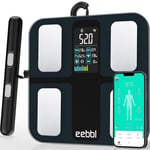 EEBBL Digital Smart Scale for Body Fat with Handle BMI Weighing Bio Analyzer App