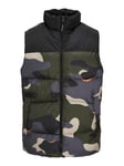 Jack & Jones Men's Zip Up BodywarmerQuilted Lightweight Sleeveless Jacket S-2XL