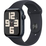 Apple Watch SE GPS 44mm Midnight Aluminium Case (S/M) [2023]