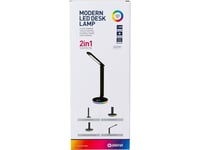 Platinet Platinet Desk Lamp Rgb 12W With Charging Port Black [45938]
