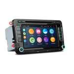 XTRONS Android 10 Car Stereo Radio DVD Player 7''Touch Screen GPS Navigation Bluetooth Head Unit 2 Din DSP CarAutoPlay Support Full RCA Backup Camera OBD DVR for VW Seat Skoda Tiguan Golf Passat