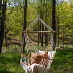 Venture Home Hängstol Tapaz Swing Wood/Fabric - White / 6112-001