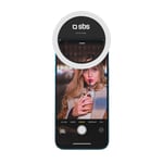 SBS Selfie Ring Light Mini för Smartphone - Svart
