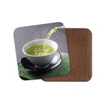 Tasty Cup Of Green Tea Coaster - Fresh Green Beverage Lover Cool Mum Gift #16562