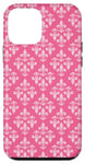 Coque pour iPhone 12 mini Fleur de lys rose motif floral fleur de lys