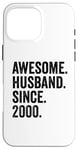 Awesome Husband Since 2000 | 25 anniversaire mariage 25 ans Coque pour iPhone 16 Pro Max