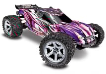Traxxas Rustler 4x4 VXL 1/10 RTR TQi TSM Pink utan batt/laddare