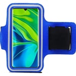 Armband Case, OPPO Reno/OPPO RX17 Pro Neo/OPPO Reno Z/OPPO A5 2020/ OPPO A9 2020/ OPPO A72 A53 A15 A91 A52 Armband Case for Sports, Running, Jogging, Walking, Sweat-Free With Key Slots (BLUE)