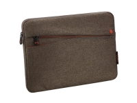 PEDEA Tablet Tasche 12,9 Zoll (32,8cm) FASHION braun/orange Schutz Hülle mit Zubehörfach