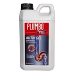 Avløpsåpner Plumbo Proff Aktiv Gel – Klar til bruk 2,5 liter