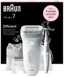 Braun Silk-epil 7 SE7-241 Wet & Dry Use Cordless Epilator female