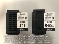 2x PG-545XL Black & 1x CL-546XL Colour Ink Cartridge For Canon PIXMA TS3452
